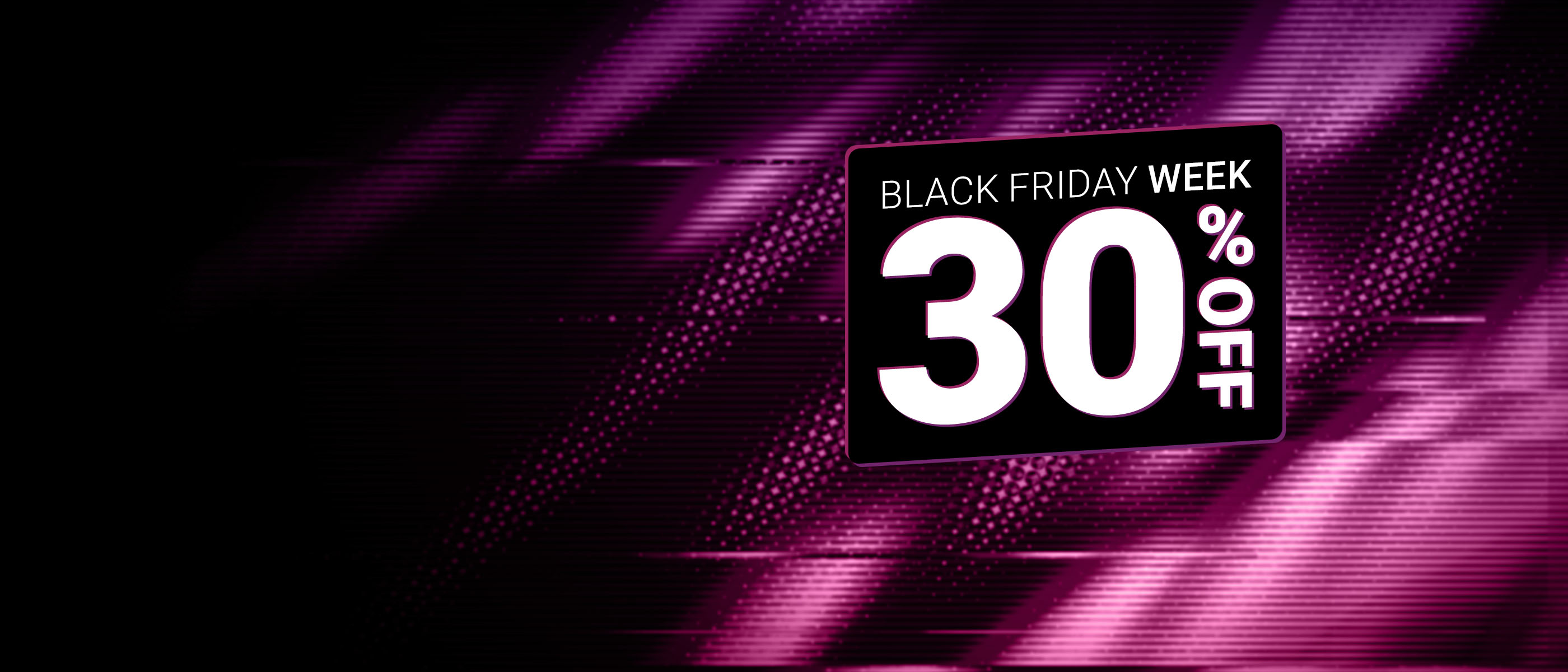 Black Friday 30% off graphic